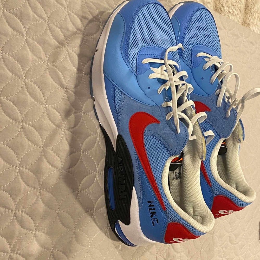 Nike Air Max Sneakers in Blue and Red